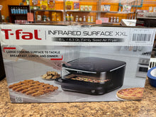 T-fal Surface XXL 6.3 Qt Infrared Air Fryer, 1800W, No Preheat, Black! (NEW)