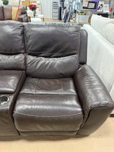 Carey Leather Power Reclining Loveseat with Power Headrests! (DEPARTMENT STORE RETURN!)