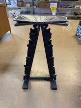 A-Frame Dumbbell Rack, Black (Store 5 Pairs) - W/Rubber Mat! (NEW)