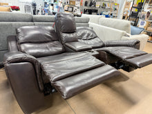 Carey Leather Power Reclining Loveseat with Power Headrests! (DEPARTMENT STORE RETURN!)