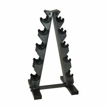 A-Frame Dumbbell Rack, Black (Store 5 Pairs) - W/Rubber Mat! (NEW)