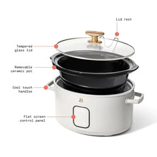 Beautiful 6 Quart Programmable Slow Cooker, White Icing by Drew Barrymore!! NEW IN BOX!!