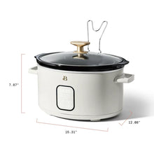 Beautiful 6 Quart Programmable Slow Cooker, White Icing by Drew Barrymore!! NEW IN BOX!!