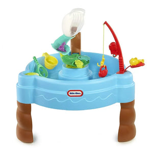 Little Tikes Fish 'n Splash Water Table with Tipping Fishbowl and 8 Piece Fishing Accessory Set, Outdoor Toy Play Set for Toddlers Kids Boys Girls Ages 2 3 4+ Year Old**New in box**