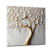 25" Faux Boston Fern in Zinc Metal Planter