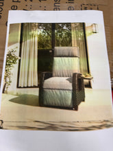 Moore Wicker Recliner Patio Chair with Cushions! (NEW - BROWN CHAIR - BEIGE CUSHION)