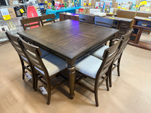 Concord 9-piece Counter Height Dining Table Set!! NEW AND ASSEMBLED(MINOR SCRATCH ON TOP)!!
