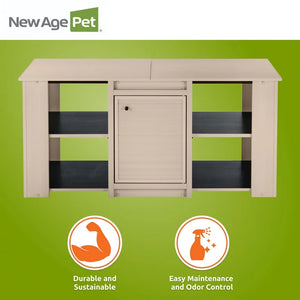 New Age Pet® ECOFLEX® 60" Versa Stand Cabinet in Maple! (NEW IN BOX)