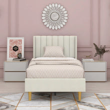 Eriksay Low Profile Upholstered Platform Bed with Wingback Headboard