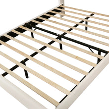 Eriksay Low Profile Upholstered Platform Bed with Wingback Headboard