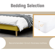 Eriksay Low Profile Upholstered Platform Bed with Wingback Headboard