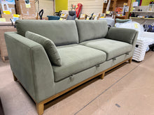 Thomasville Mokena Fabric Stationary Sofa with Storage! (NEW & ASSEMBLED)