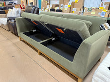 Thomasville Mokena Fabric Stationary Sofa with Storage! (NEW & ASSEMBLED)