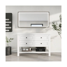 48'' Double Bathroom Vanity Base Only, Sink not Included! (NEW - BASE ONLY - NO SINK)