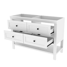 48'' Double Bathroom Vanity Base Only, Sink not Included! (NEW - BASE ONLY - NO SINK)