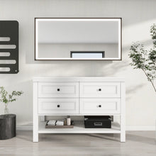 48'' Double Bathroom Vanity Base Only, Sink not Included! (NEW - BASE ONLY - NO SINK)