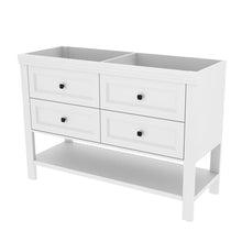 48'' Double Bathroom Vanity Base Only, Sink not Included! (NEW - BASE ONLY - NO SINK)