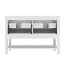 48'' Double Bathroom Vanity Base Only, Sink not Included! (NEW - BASE ONLY - NO SINK)