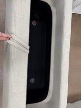 Janina Upholstered Storage Bench, Cream! (NEW)