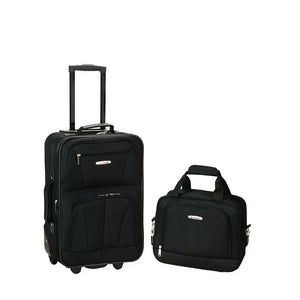 Rockland Luggage Journey 4 Piece Softside Expandable Luggage Set F32**New**