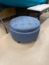 25'' Upholstered Round Storage Ottoman with Tufted Cushion
