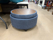 25'' Upholstered Round Storage Ottoman with Tufted Cushion
