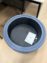 25'' Upholstered Round Storage Ottoman with Tufted Cushion