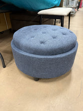 25'' Upholstered Round Storage Ottoman with Tufted Cushion