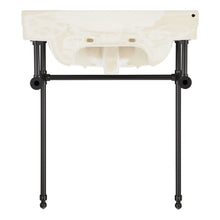 Cierra 31" Tall Vitreous China Rectangular Console Bathroom Sink Frame ONLY! (NEW IN BOX)