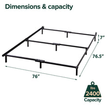 Wayfair Sleep 7" Steel Bed Frame, King Size! (NEW IN BOX)