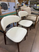 Modern Upholstered White Dining Chairs Set of 2 - Dining Room Chairs (Set of 2)! (NEW & ASSEMBLED)