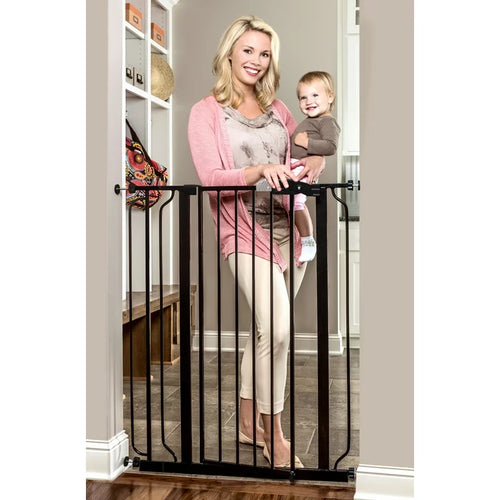 Regalo Easy Step® Extra Tall Walk Thru Baby Safety Gate, Black, 36-in Tall, Age Group 6 to 24 Months! (NEW IN BOX)

-New in the box