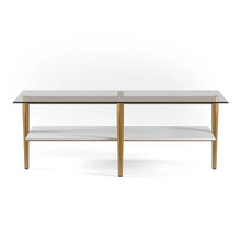 Otto Glass Top Coffee Table! (NEW IN BOX)