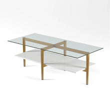 Otto Glass Top Coffee Table! (NEW IN BOX)