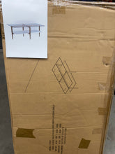 Otto Glass Top Coffee Table! (NEW IN BOX)