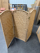 Short Diamond Weave Folding Screen, 2Ft High - 4 panels! (NEW)