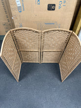 Short Diamond Weave Folding Screen, 2Ft High - 4 panels! (NEW)
