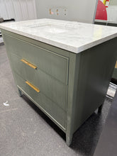 Bilroy 36'' Single Bathroom Vanity with Engineered Stone Top! (NEW - MISSING BACKSPLASH)