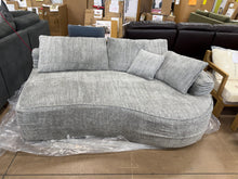 80” Chenille Sofa with 2 Back & 2 Throw Pillows, Deep Seat, No Assembly! (NEW - BONLESS)