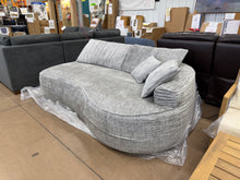 80” Chenille Sofa with 2 Back & 2 Throw Pillows, Deep Seat, No Assembly! (NEW - BONLESS)