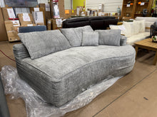 80” Chenille Sofa with 2 Back & 2 Throw Pillows, Deep Seat, No Assembly! (NEW - BONLESS)