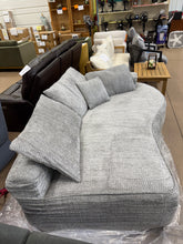 80” Chenille Sofa with 2 Back & 2 Throw Pillows, Deep Seat, No Assembly! (NEW - BONLESS)