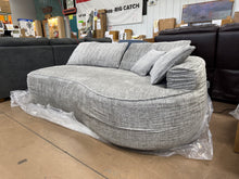 80” Chenille Sofa with 2 Back & 2 Throw Pillows, Deep Seat, No Assembly! (NEW - BONLESS)