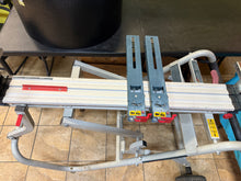 Portable Folding Gravity Rise Miter Saw Stand with Wheels! (USED - WORKS GREAT!)