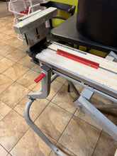 Portable Folding Gravity Rise Miter Saw Stand with Wheels! (USED - WORKS GREAT!)