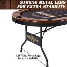 Charleston Premium 10 Player Texas Hold'em 84" Poker Table! (NEW)