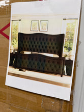 Metter Upholstered Wingback Bed, King Size! (NEW IN BOX)