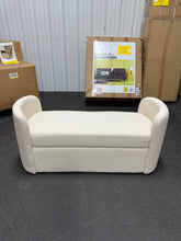 Springdell Rounded Bench, White! (NEW)