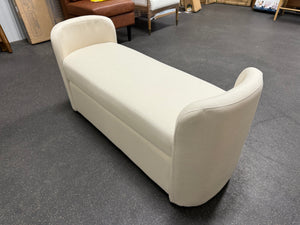 Springdell Rounded Bench, White! (NEW)