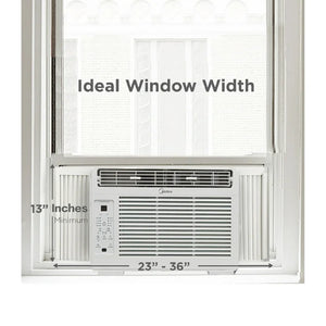 Midea 5,000 BTU 150 Sq ft Window Air Conditioner, WHITE! (NEW)